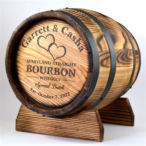 Wine Barrel Wedding Card Box .